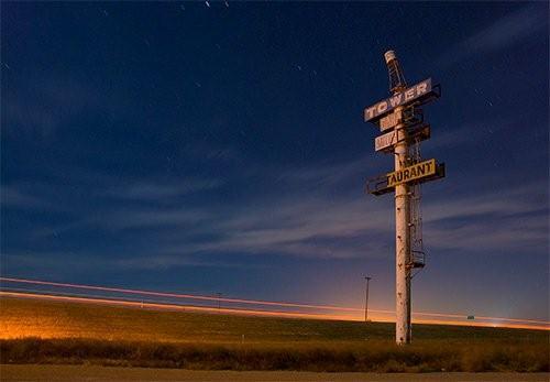 Tower sign, Route 66