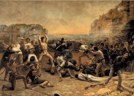 Battle of the Alamo, a painting