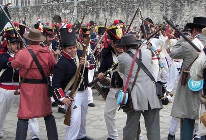 Alamo Battle - hand to hand  combat