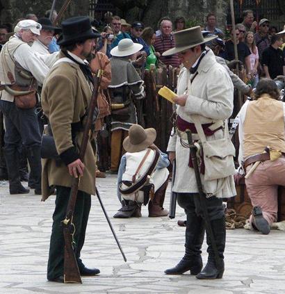 Alamo Battle - Santa Anna sends letter to Travis 