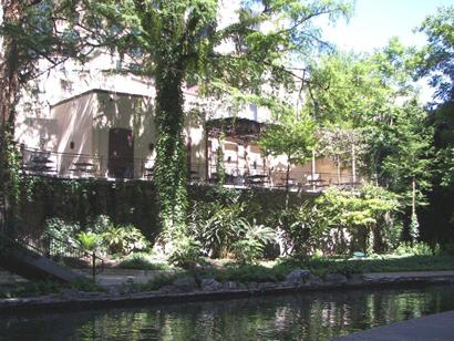 View from Ben Milam Cypress  on San Antonio Riverwalk, TX