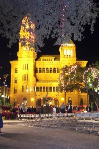 Bexar County Courthouse - unveiling ceremony of the new Lady Justice