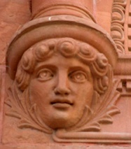 Bexar County courthouse face, San Santonio, Texas