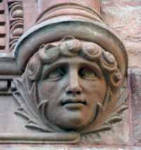 Bexar County courthouse face, San Santonio, Texas