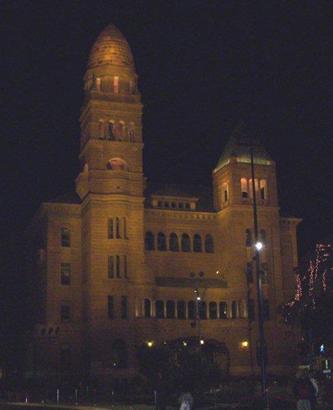 Bexar County Courthouse San Antonio TX Christmas Light