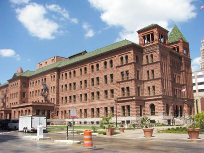 San Antonio TX - The restored 1897 Bexar County courthouse