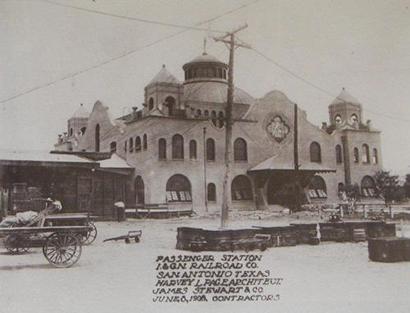 San Antonio's Historic International and Great Northern Depot old photo