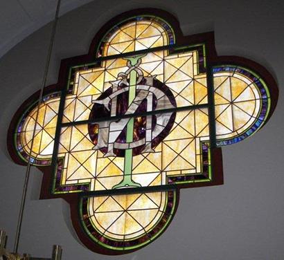 San Antonio TX I&GN MoPac Depot stained glass window