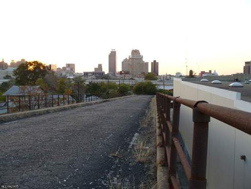 Hays Street Bridge San Antonio Texas skyline