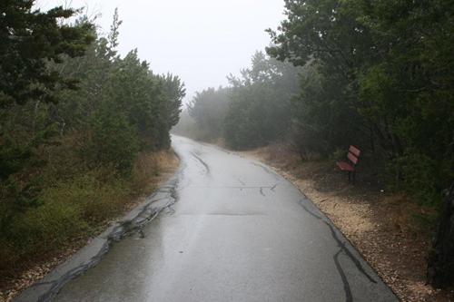 Comanche Lookout park road, San Antonio, Texas