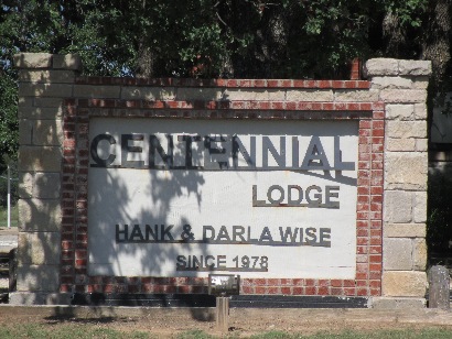 TX - Centennial  Lodge Sign