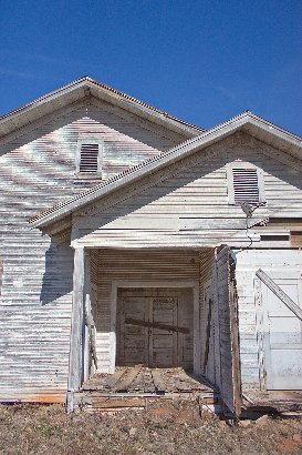 Concord Rosenwald School TX - entrance