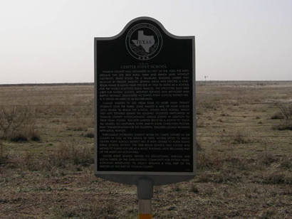 Yoakum County TX - Center Point School Historical Marker