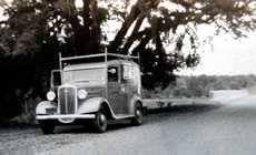 Coca Cola advertising car