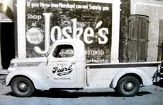 Pearl truck and Joske's wall sign