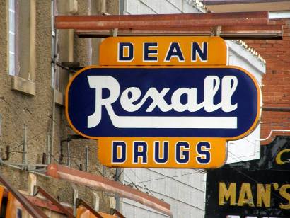 Cisco Tx - Rexall Drugs Sign
