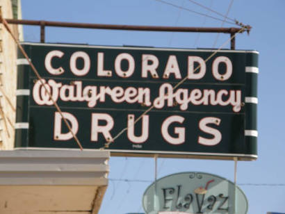 Colorado City Tx Walgreen Drug Sign