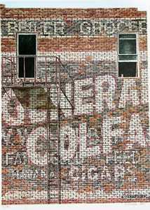 Colfax, ghost sign painting by Dana Forrester