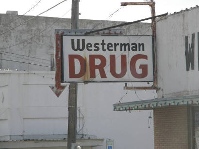 Ozona Tx - Westerman Drug Sign