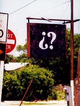 mystery sign