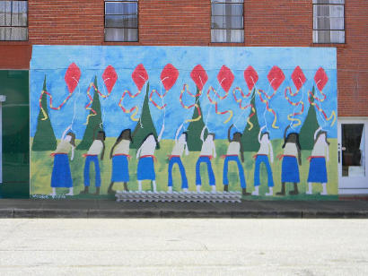 Florida, Alabama - Mural of Kites