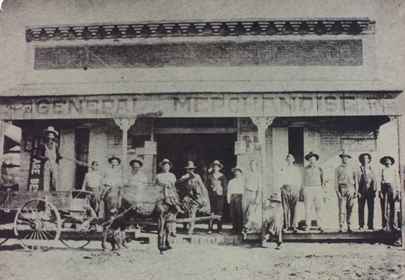 Aguilares Texas general merchantile store and  Post Office, 1911