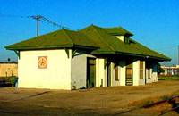 Railroad depot in Alice Texas