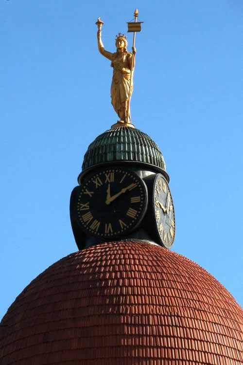 Bee County courthouse  dome Beeville, Texas