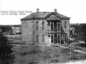 1884 Dimmit County courthouse  before remodeling, Carrizo Springs, Texas