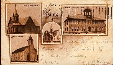 Cotulla Texas Old Post card