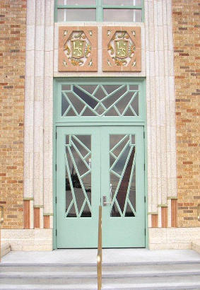 Cotulla TX - La Salle County Courthouse Front Entrance