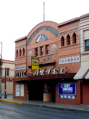 Aztec Theatre in Eagle Pass, Texas