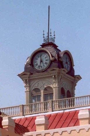 Eagle Pass TX - 1885 Maverick County Courthouse Clock Tower Restored