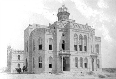 Maverick County courthouse and jail old photo