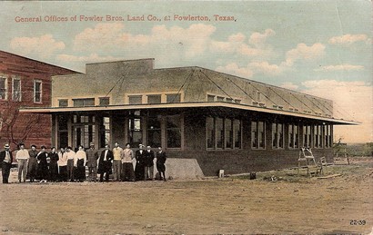 Fowlerton Texas Fowler Bros. Land Co Office