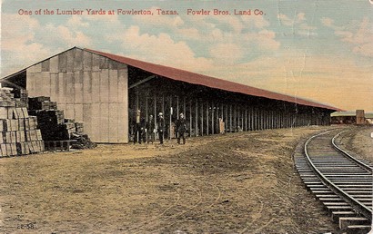 Fowlerton Texas Lumber Yard