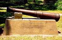 Cannon used by Fannin