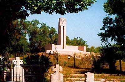 Grave of Fannin and men