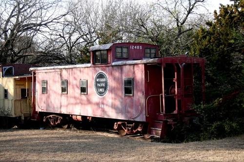 Grey  Forest Texas caboose