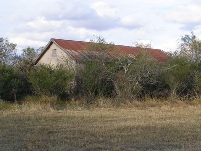 Jarrett, TX - School before brush clearing 