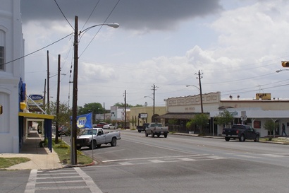 Karnes City Texas street scene