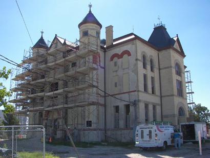 Karnes City Texas - Karnes County courthouse under restoration