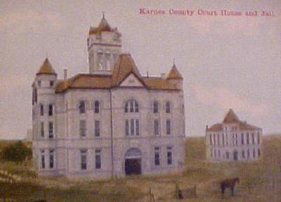 Karnes County Courthouse, Karnes City, Texas 1900s
