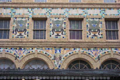 Laredo TX - Hamilton Hotel architectural detail. 