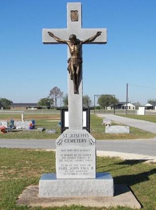 Las Gallinas TX - St. Joseph Cemetery cross