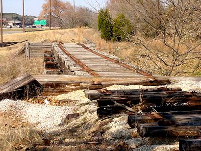 Leon Springs Texas railroad  tracks