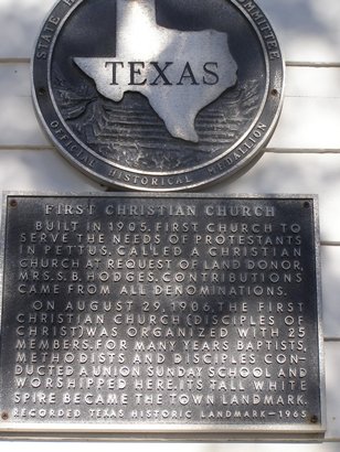 Pettus TX First Christian Church