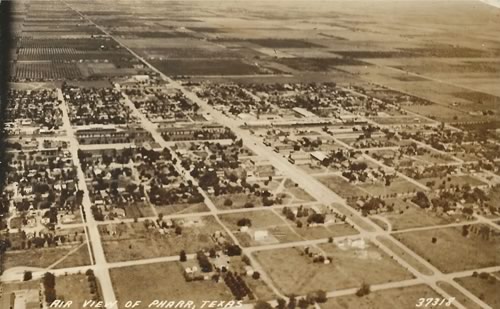  Pharr, Texas - 1920 air view