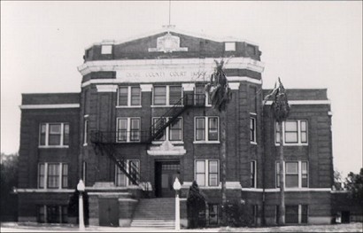 Duval County Courthouse, San Diego Texas old photo