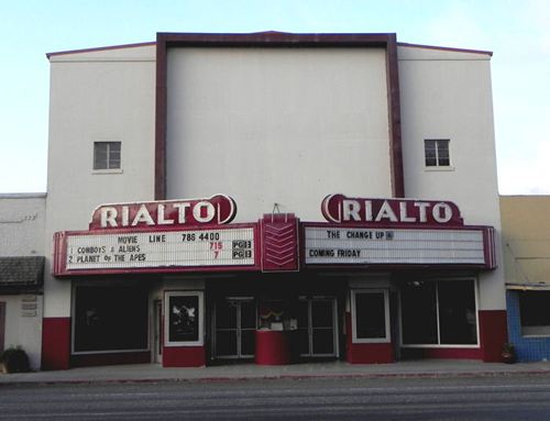 Rialto Theatre in Three Rivers, Texas